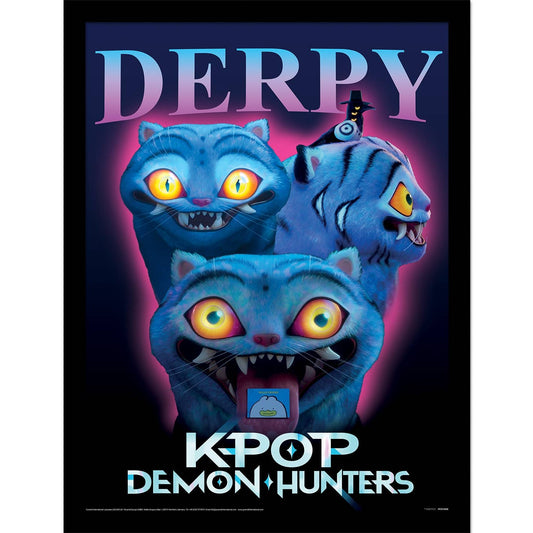 K - POP Demon Hunters (Derpy) 30 x 40cm Collectors Print - KOOLTHINGS