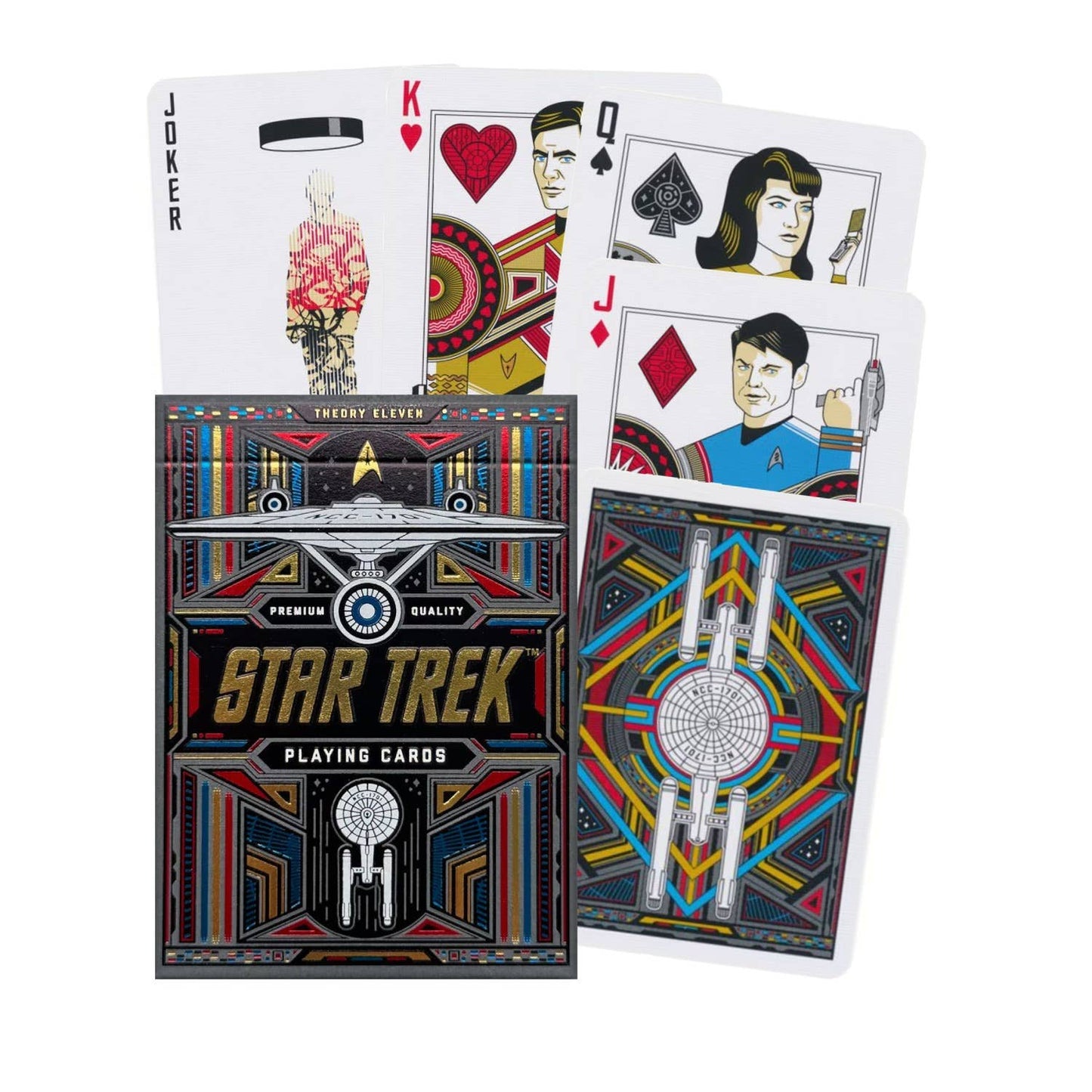 Star Trek Dark Edition Playing Cards Theory11 - KOOLTHINGS