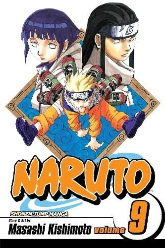 Manga book cover of 'Naruto' with characters and title