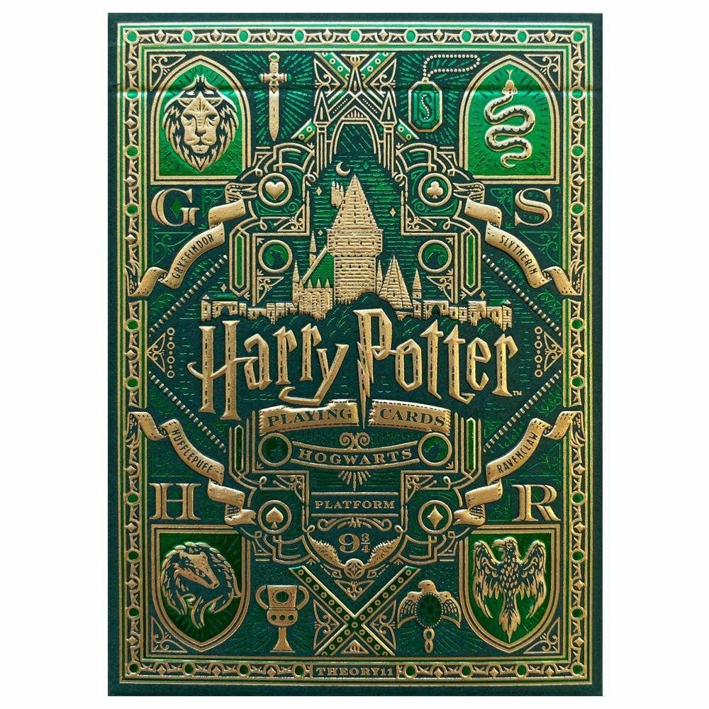 Harry Potter Slytherin Green Theory11 Playing Cards - KOOLTHINGS