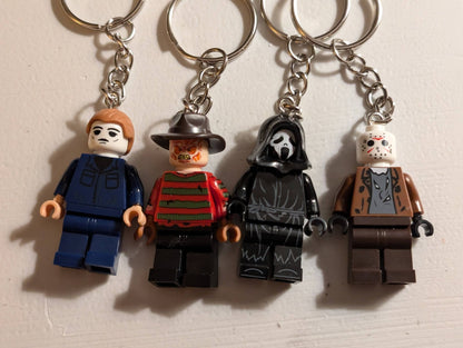 Horror Inspired Minifigure Keychains Movie Characters - KOOLTHINGS