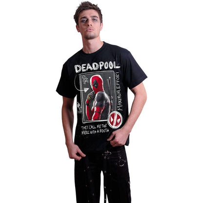 DEADPOOL - WOLVERINE SKETCHES - T-Shirt Black - KOOLTHINGS
