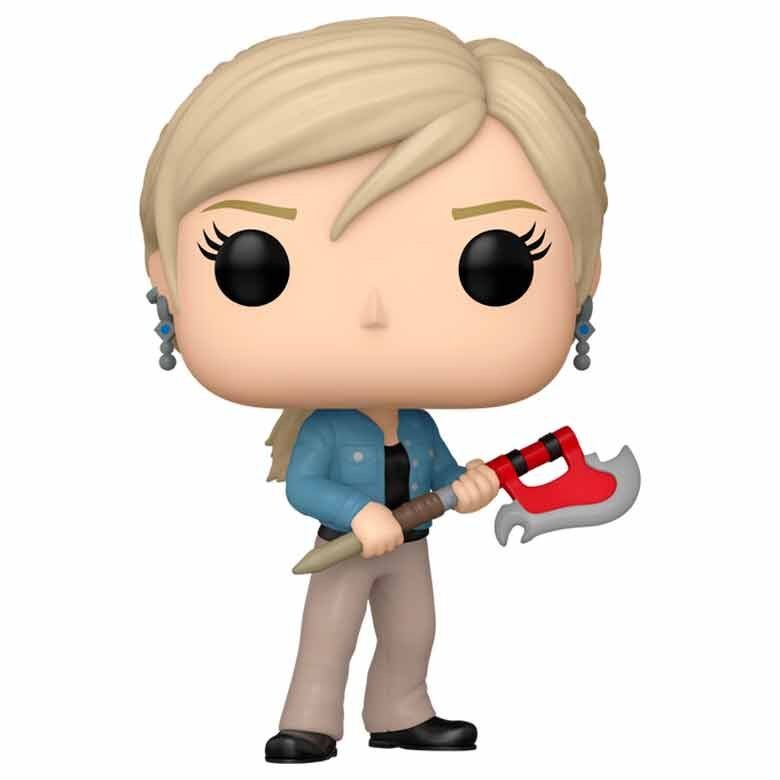 Funko Pop! vinyl figure of a character with blonde hair and an axe on a white background