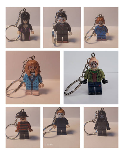 Horror Inspired Minifigure Keychains Movie Characters - KOOLTHINGS