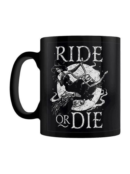 Witches Ride Or Die Black Mug