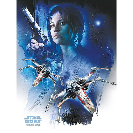 Star Wars Rogue One (Jyn & X - Wings) 60 x 80cm - KOOLTHINGS
