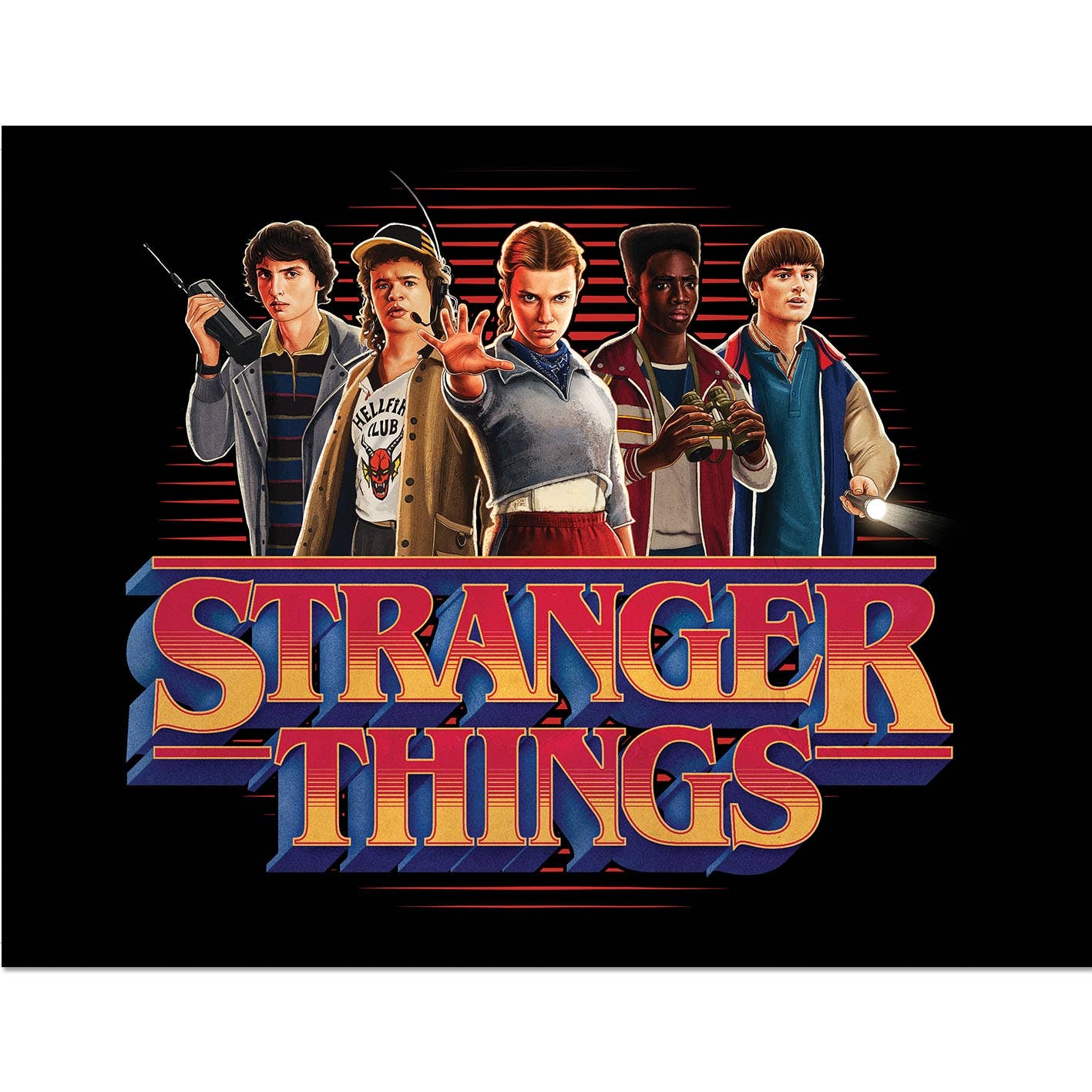 Stranger Things Season 5 (Friends) 30x40cm Collector Print