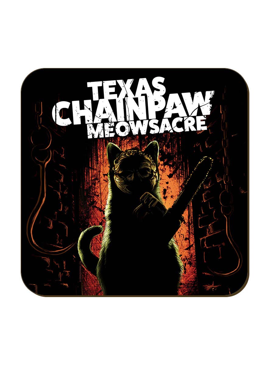 Texas Chainpaw Meowsacre Coaster - KOOLTHINGS