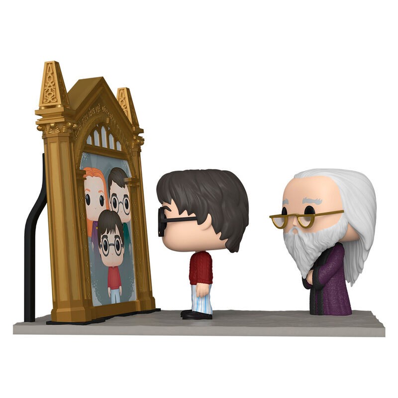 Harry Potter and Albus Dumbledore with the Mirror of Erised