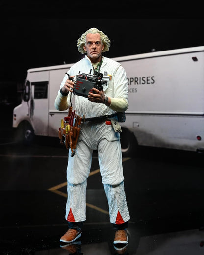 Back to the Future (1985) Doc Brown (Hazmat Suit) NECA - 7” Scale Ultimate Action Figure - KOOLTHINGS