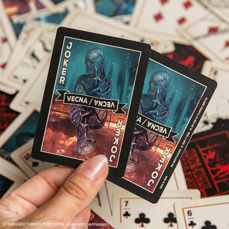Stranger Things 5 Playing Cards in a Tin - KOOLTHINGS
