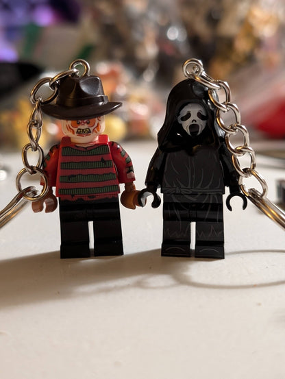 Horror Inspired Minifigure Keychains Movie Characters - KOOLTHINGS
