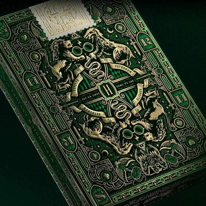 Harry Potter Slytherin Green Theory11 Playing Cards - KOOLTHINGS
