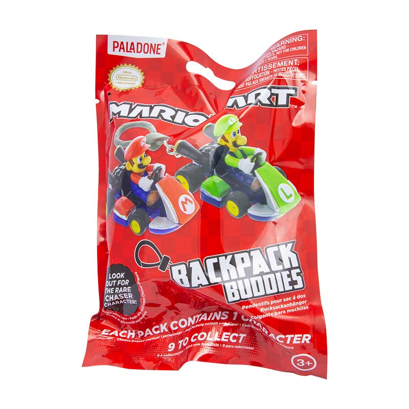 Mario Kart Backpack Buddies CDU of 24pcs - KOOLTHINGS