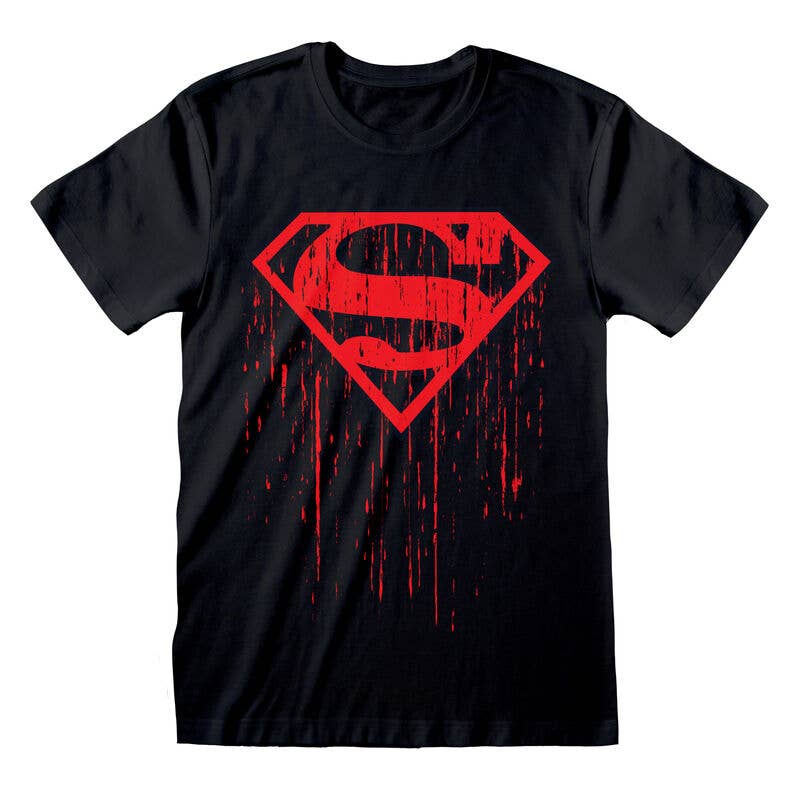 Superman - Dripping Symbol - T-Shirt - KOOLTHINGS