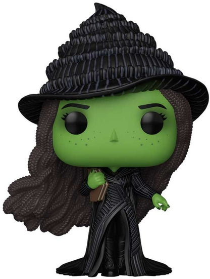 Funko Pop! vinyl figure of a witch with green face and black hat on a white background