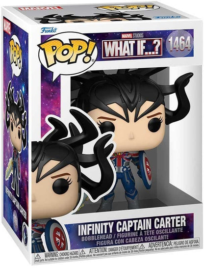 FUNKO POP VINYL: WHAT IF - INFINITY CAPTAIN CARTER - KOOLTHINGS