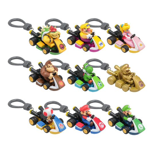 Mario Kart Backpack Buddies CDU of 24pcs - KOOLTHINGS