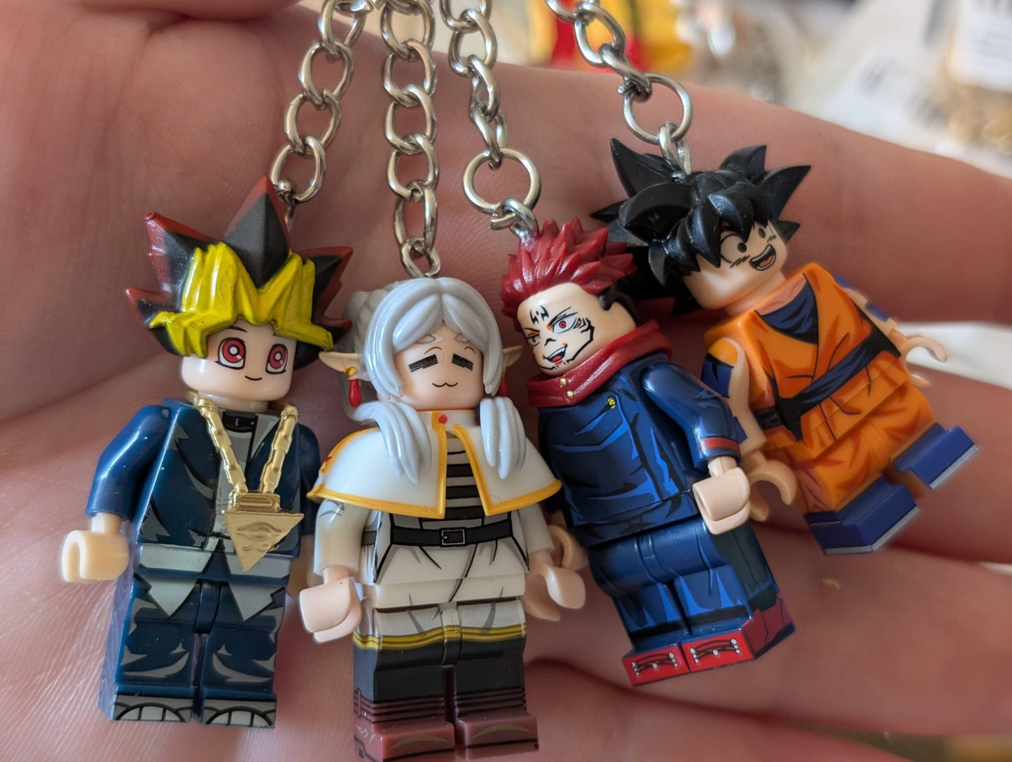 Anime and Manga Inspired Minifigure Keychains - KOOLTHINGS