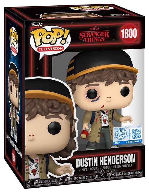 Dustin Henderson 1800 Stickered Vinyl Pop 1800 - KOOLTHINGS