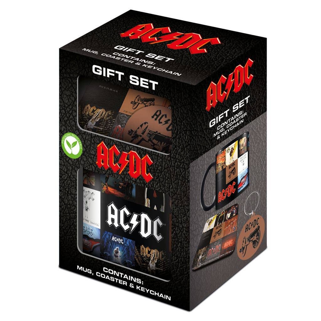 Ac/Dc (Classic Albums) Gift Set (Mug, Coaster & Keychain) - KOOLTHINGS