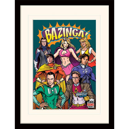 The Big Bang Theory (Superheroes) Wall Art Print