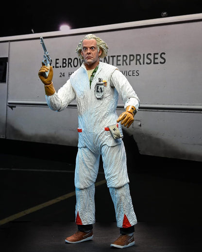 Back to the Future (1985) Doc Brown (Hazmat Suit) NECA - 7” Scale Ultimate Action Figure - KOOLTHINGS