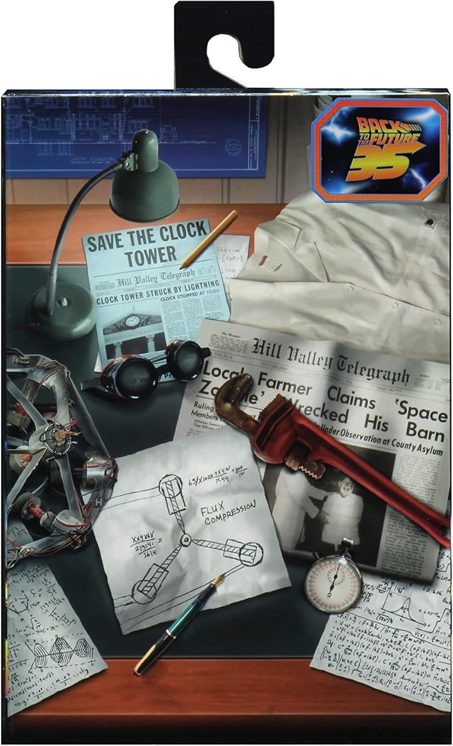 Back to the Future Doc Brown - NECA - Ultimate 7” Scale Action Figure - KOOLTHINGS