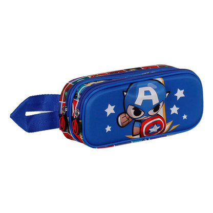 Captain America Punch - 3D Double Pencil Case - KOOLTHINGS