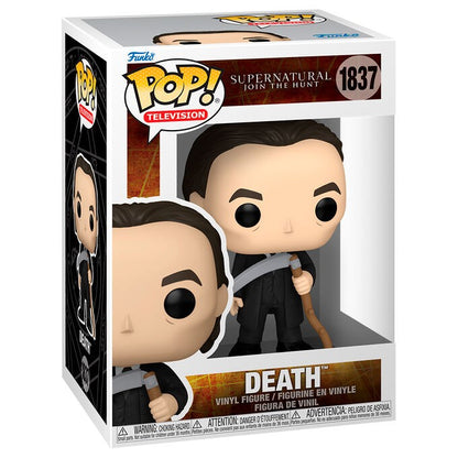 Funko Pop! vinyl figure packaging with 'Supernatural' branding