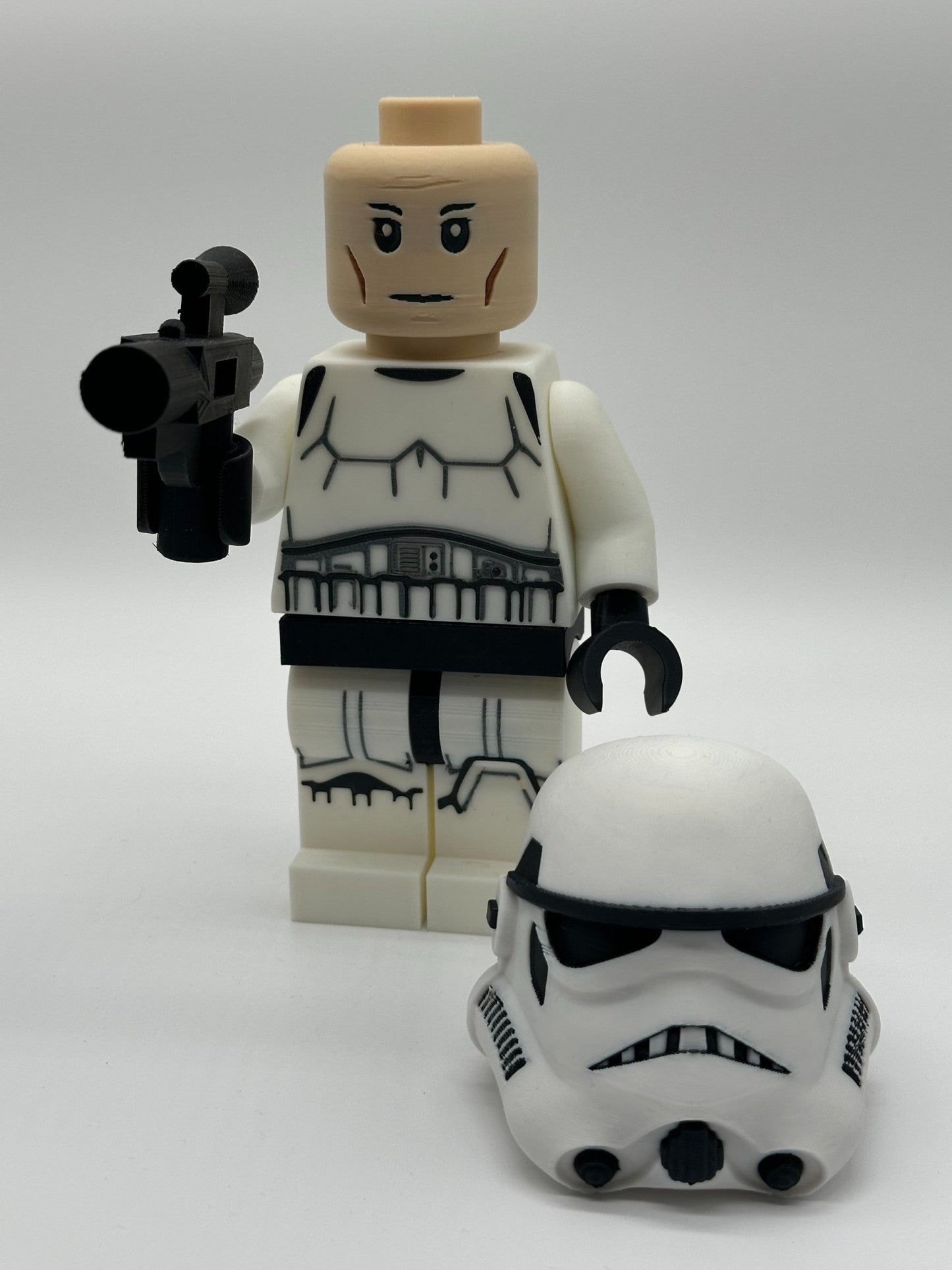 Storm Trooper - 3D Print Brick Figure 500x - KOOLTHINGS
