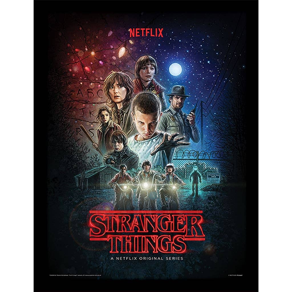 Stranger Things (One Sheet) Wall Art Print
