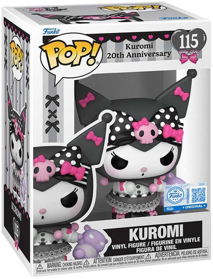 Funko Pop! vinyl figure packaging for Kuromi with 20th Anniversary branding