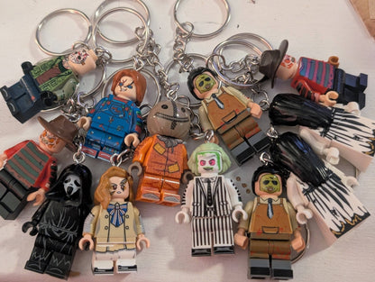 Horror Inspired Minifigure Keychains Movie Characters - KOOLTHINGS