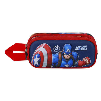 Marvel Captain America Patriot - 3D Double Pencil Case - KOOLTHINGS
