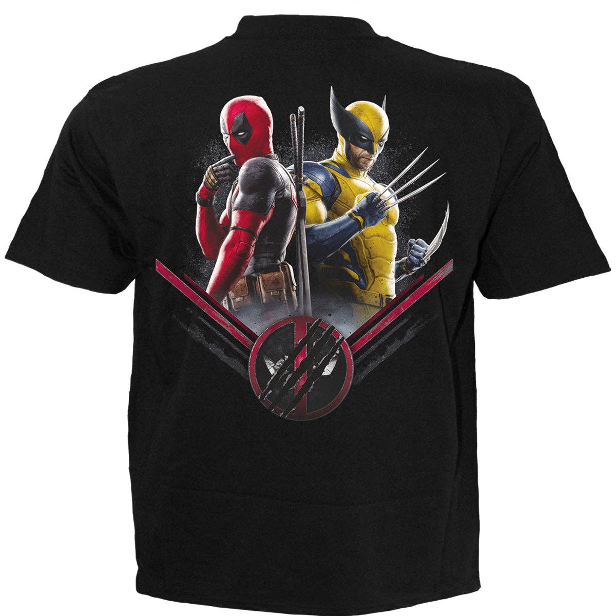DEADPOOL - WOLVERINE BULLSEYE - T-Shirt Black - KOOLTHINGS