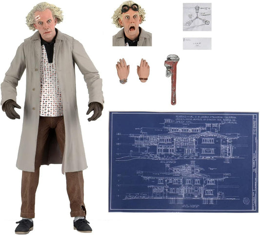Back to the Future Doc Brown - NECA - Ultimate 7” Scale Action Figure - KOOLTHINGS