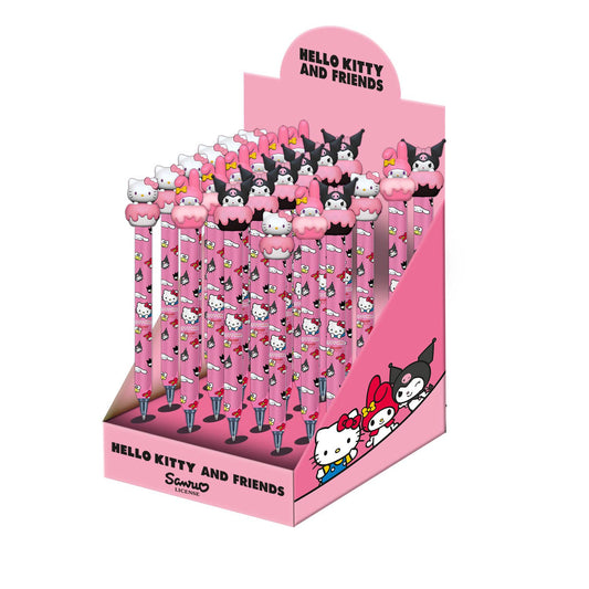 Sanrio Hello Kitty-Display Stand 24 Units Erasable Gel Pen