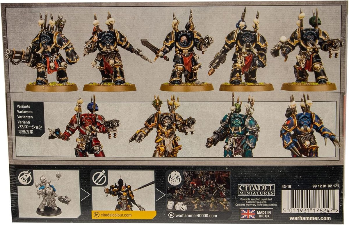 Chaos Terminators - Games Workshop Warhammer 40000 - KOOLTHINGS