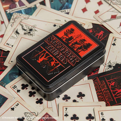 Stranger Things 5 Playing Cards in a Tin - KOOLTHINGS