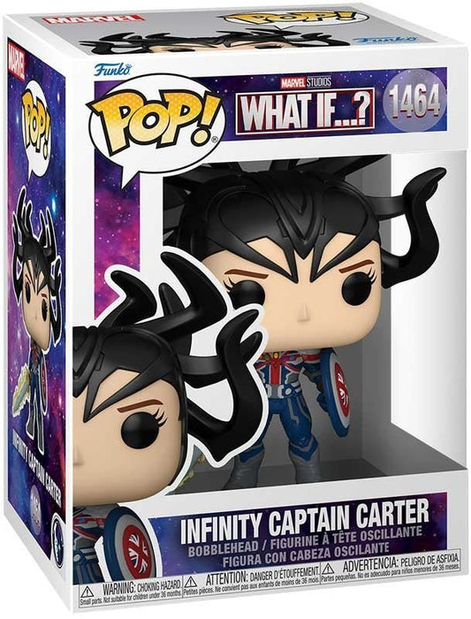 FUNKO POP VINYL: WHAT IF - INFINITY CAPTAIN CARTER - KOOLTHINGS