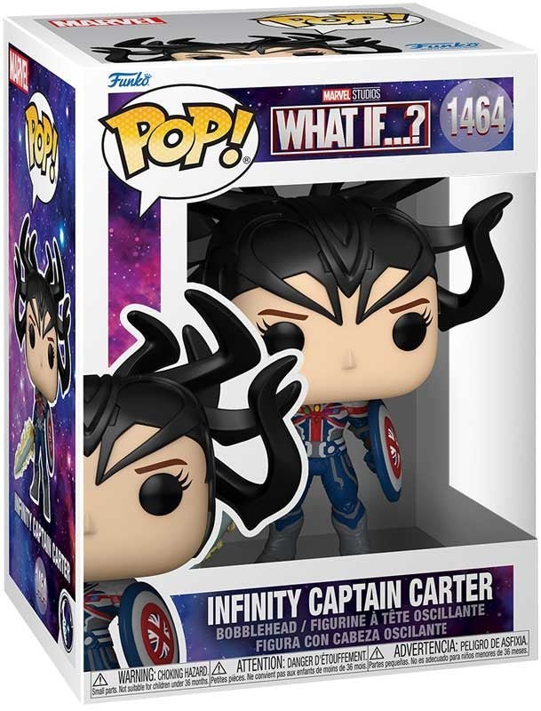 FUNKO POP VINYL: WHAT IF - INFINITY CAPTAIN CARTER - KOOLTHINGS