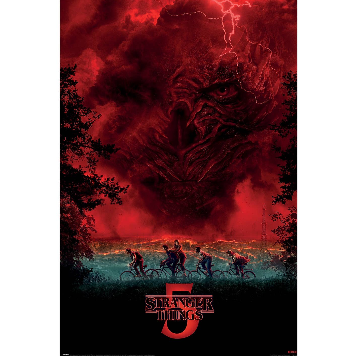 Stranger Things Season 5 (Vecna Sky) 61x91.5cm Maxi Poster - KOOLTHINGS