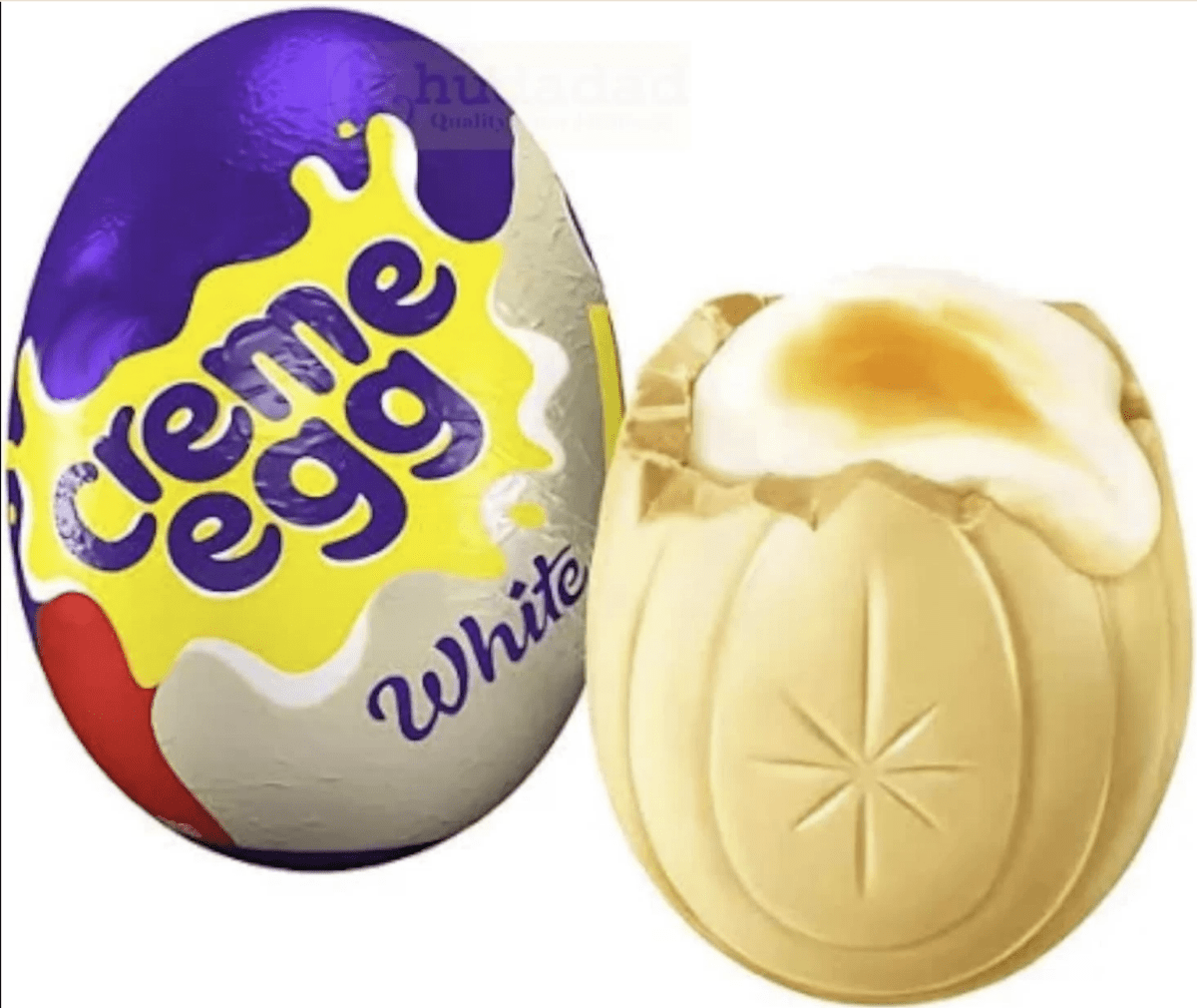 Cadbury White Chocolate Creme Egg. Easter, Egg Hunt - KOOLTHINGS