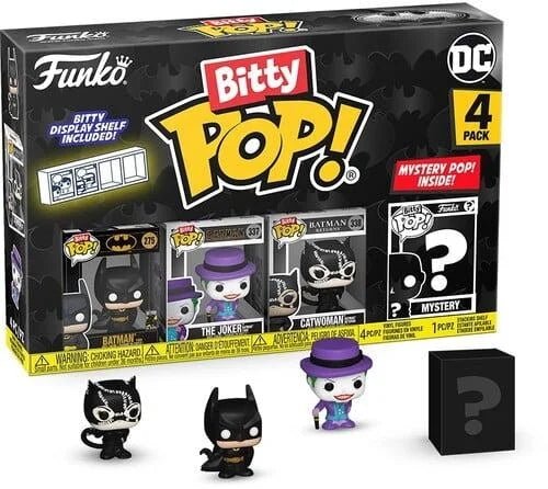 Funko Bitty POP! Batman/The Joker/Catwoman/Mystery 85th Figures - KOOLTHINGS