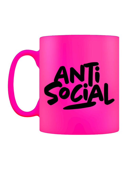 Anti - Social Pink Neon Mug - KOOLTHINGS