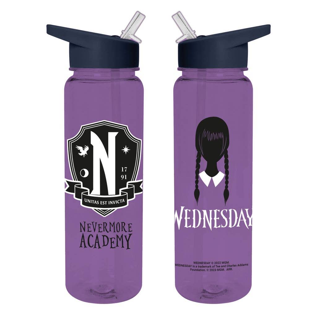 Wednesday (Nevermore Academy) Plastic Drinks Bottle - KOOLTHINGS