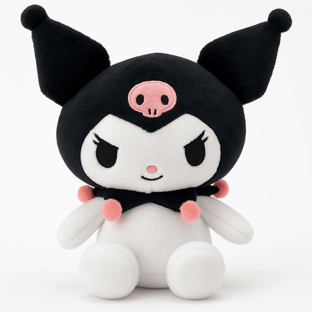 15cm Mini Plush Sitting - Kuromi - KOOLTHINGS