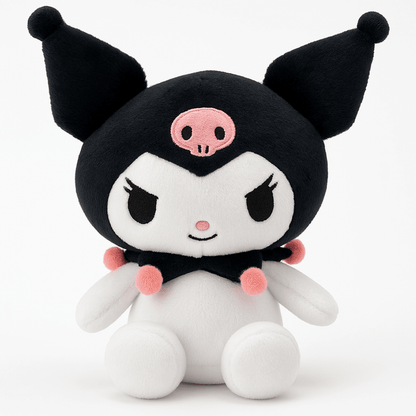 15cm Mini Plush Sitting - Kuromi - KOOLTHINGS