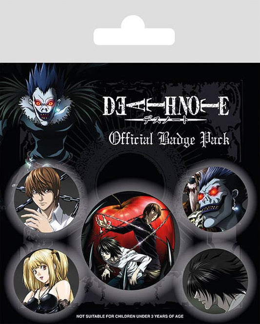 Death Note Badge Pack - KOOLTHINGS